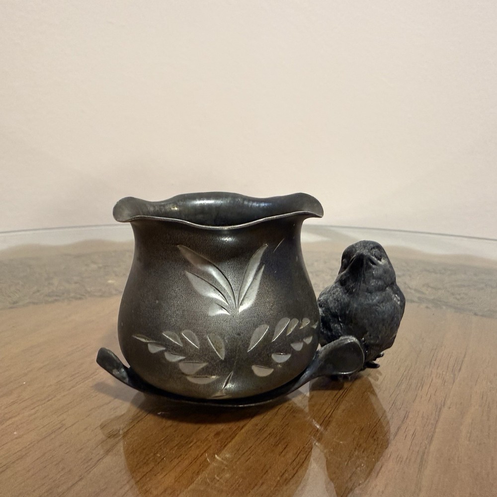 William Rogers Silver Plates Bird Toothpick Holder With Maker’s Mark