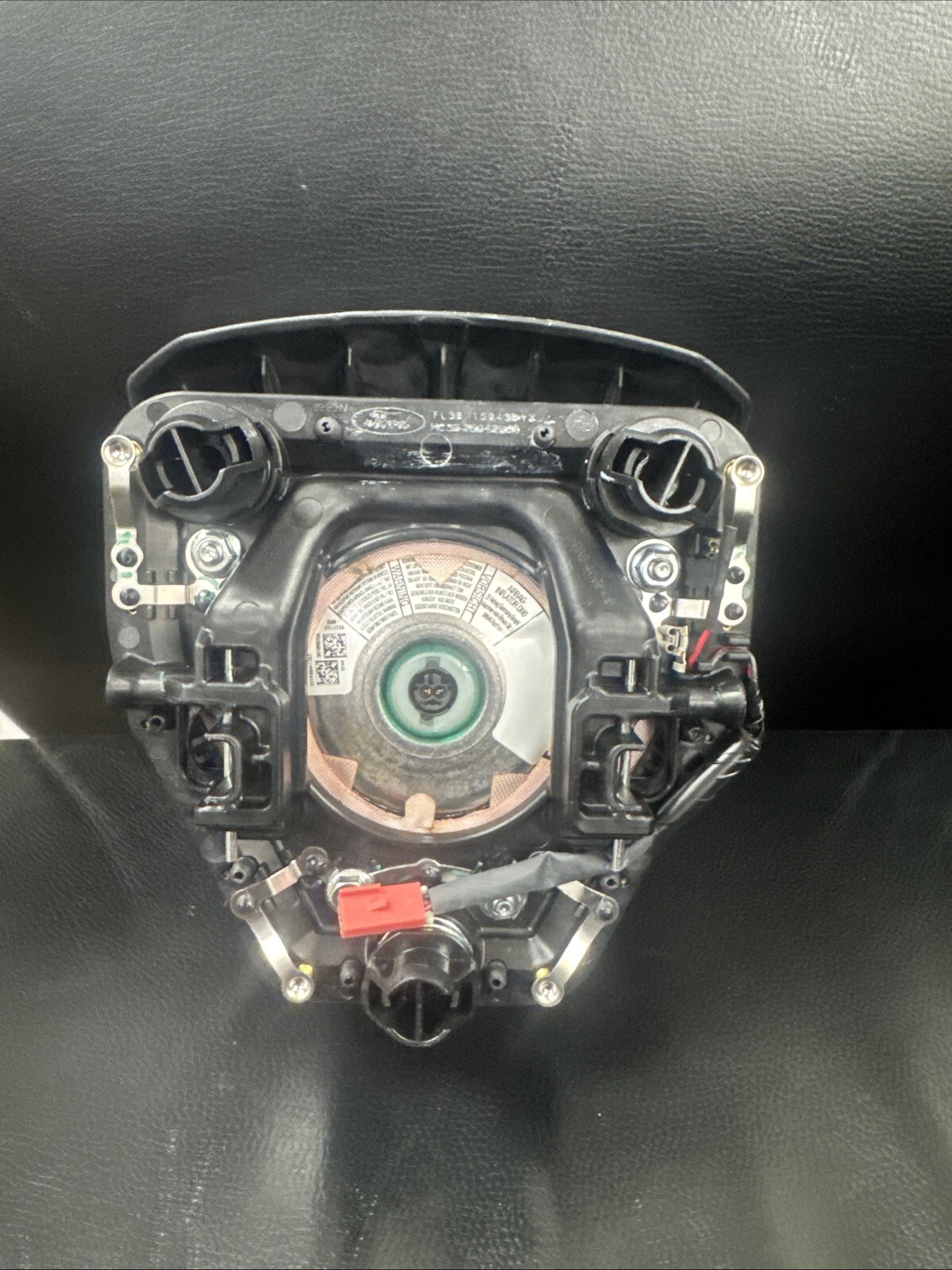 2017-2024 Ford F-250 F-350 SD Driver Wheel Airbag BLACK W/1PLUG HC3B-25042B85-AE