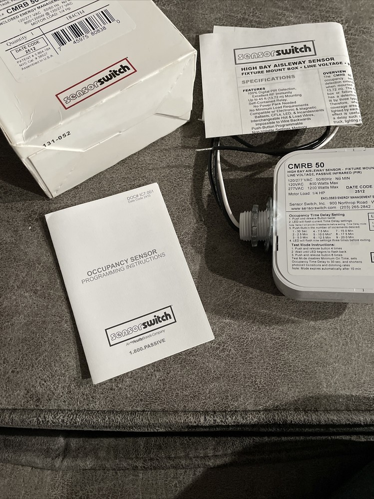 NEW ACUITY SENSOR SWITCH CMRB 50 LT Occupancy Sensor Passive Infrared High Bay