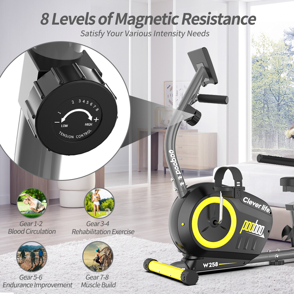 Home Cycling Recumbent Exercise Bike Fitness Cardio Workout Bike Stationary Bike