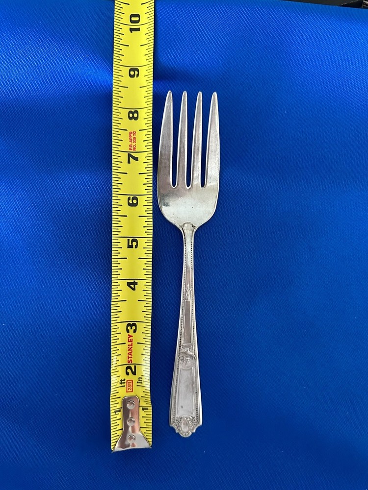 Antique silverplate Cold Meat Serving Fork by Regal Silver Company