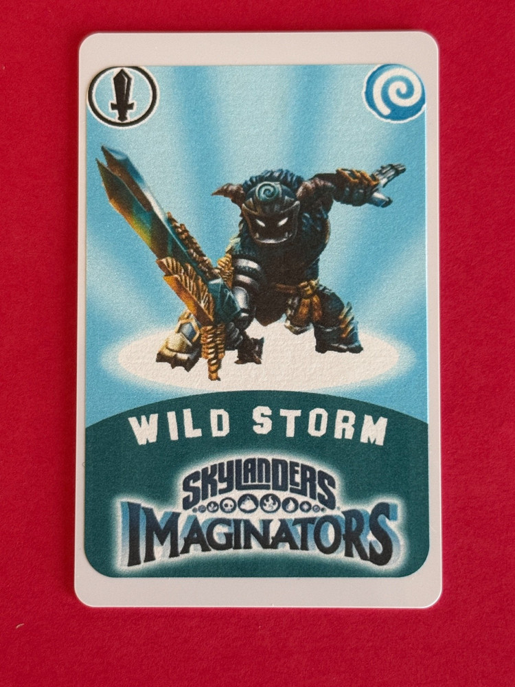 Skylanders Imaginators Wild Storm NFC Card