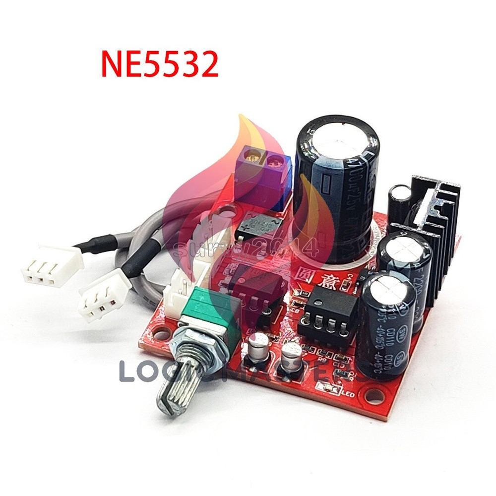 NE5532 Preamplifier Board Single Power Supply Dual Op Amp Preamplifier Module