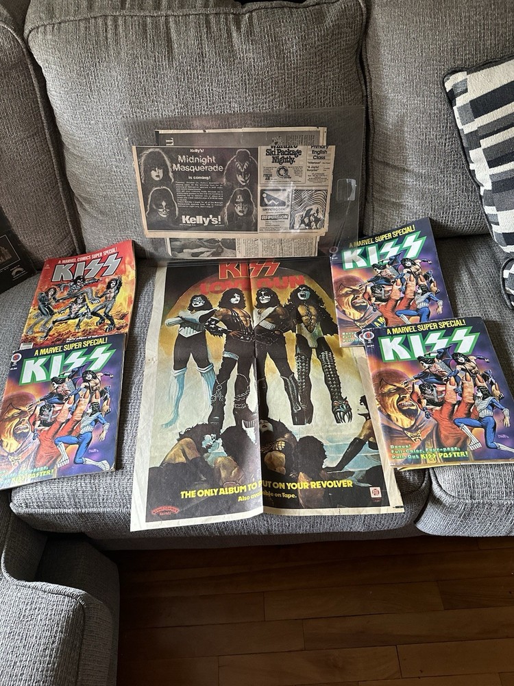 Kiss Rush Journey Black Sabbath Drums Sticks Picks Guitar Album Ozzy Dio Poster