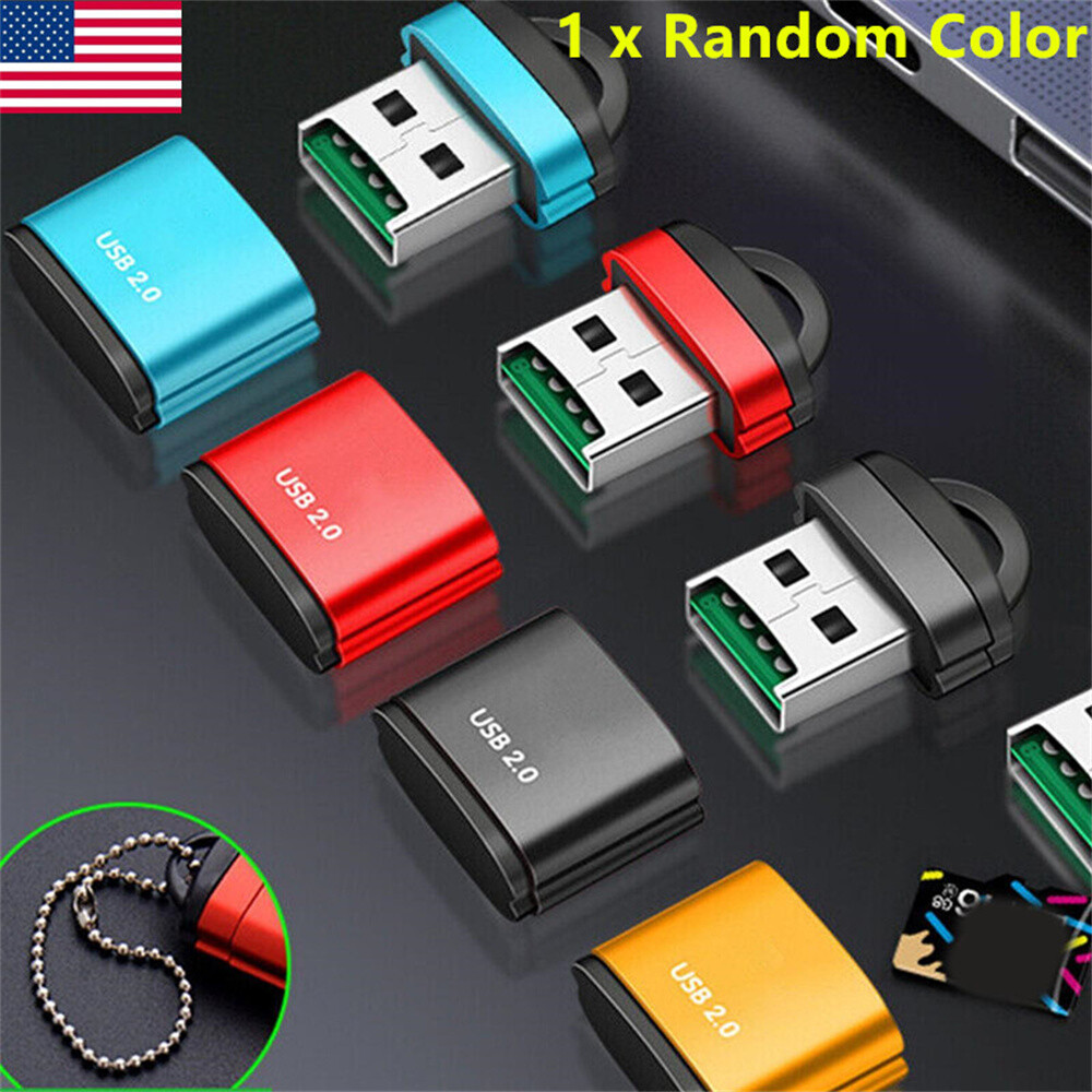 Memory Card Reader To USB 2.0 Adapter for Micro SD SDXC SDHC TF Memory Card