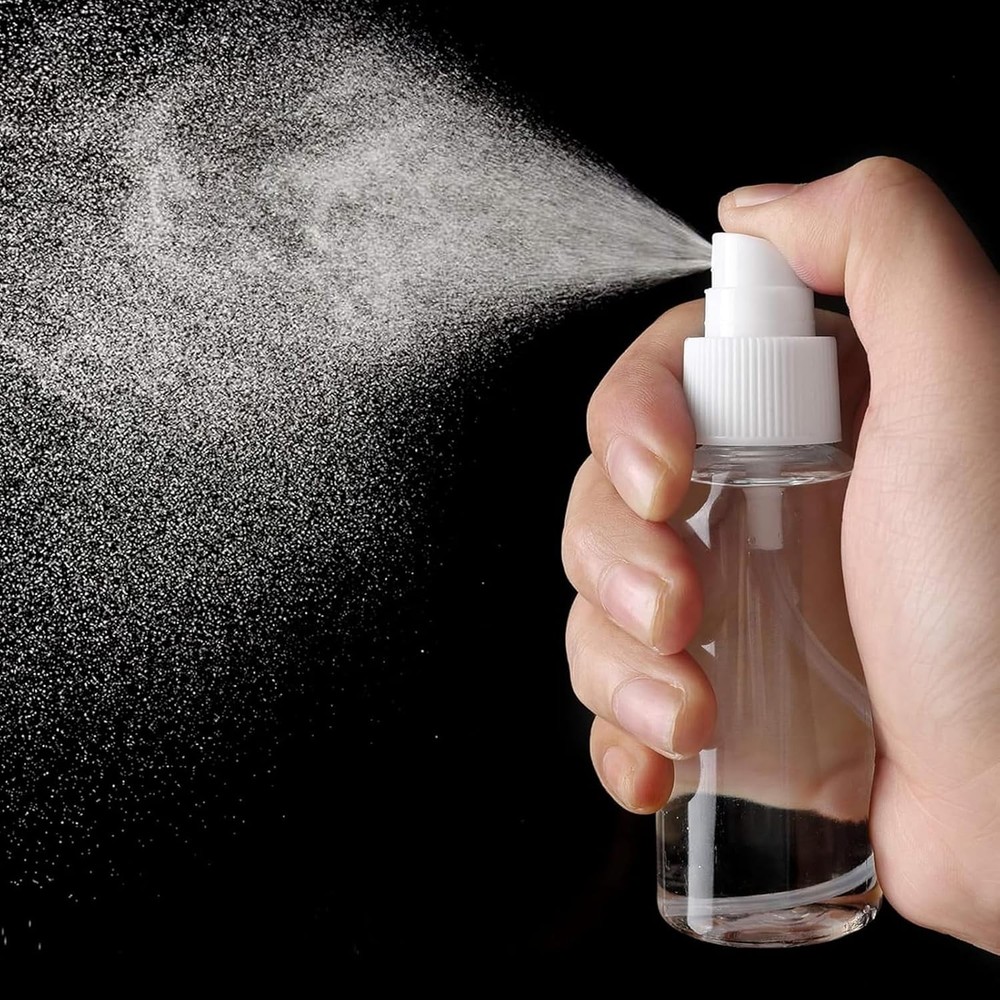 7 Pack 30ml Spray Bottle,Clear Empty Refillable Plastic Bottles,Mini SprayBottle