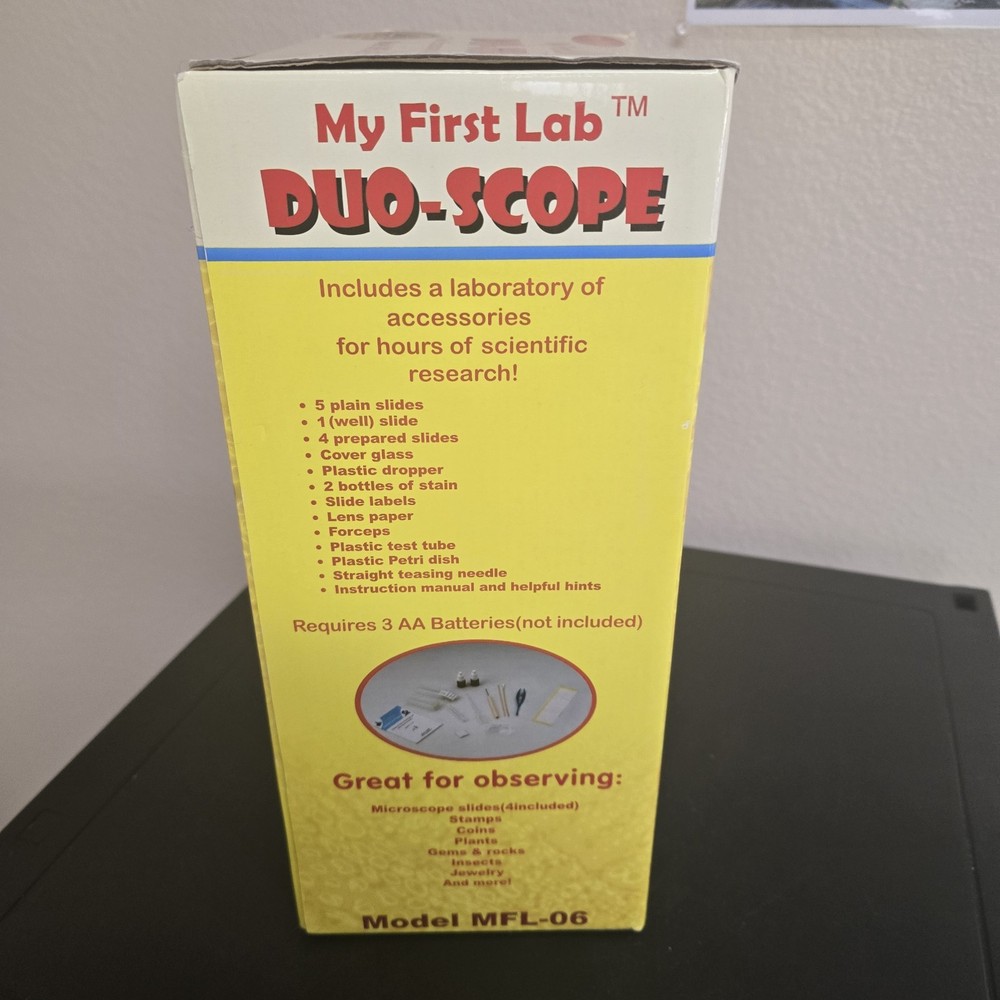 My First Lab MFL-06 Duo-Scope Microscope Two Microscopes in One Tested Complete