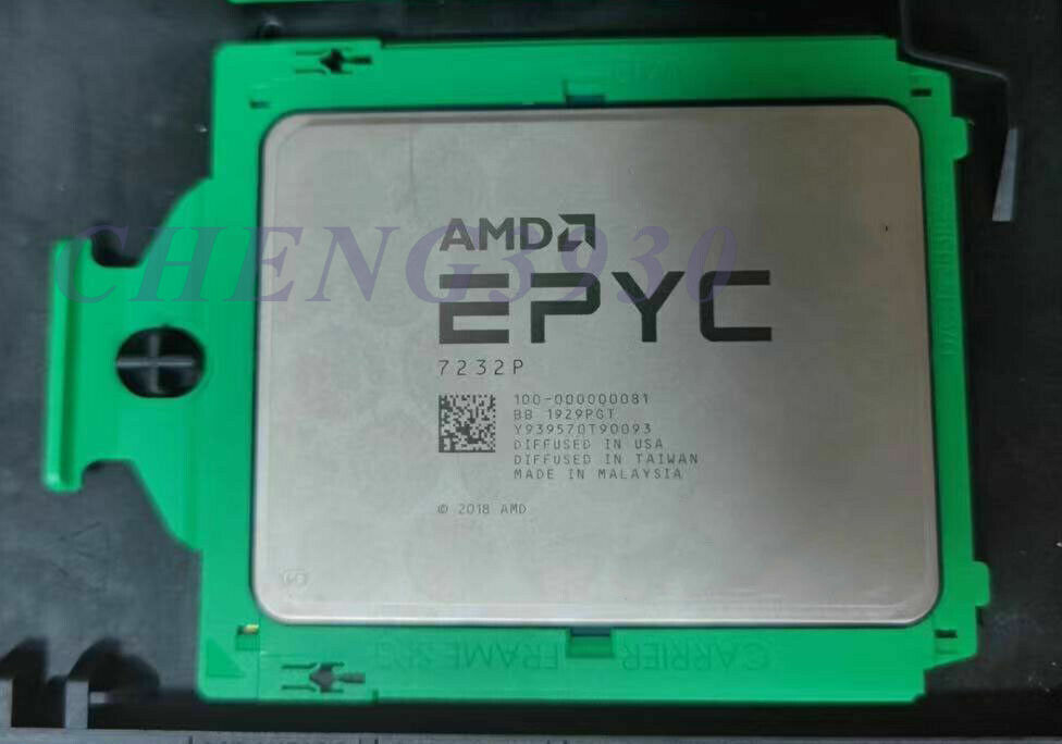 (lock-free) AMD epyc 7232p 8-core 32mb 120w 3.1ghz interface sp3 CPU processor