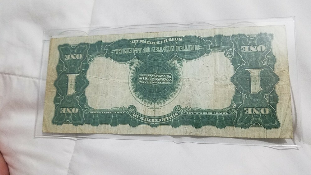 1899 Silver CERT. Fr 230 "INVERTED BACK ERROR" Rare Note BLACK EAGLE