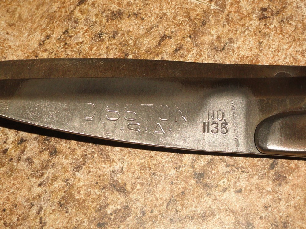 Vintage Disston No.1135 Large 10" Scissors