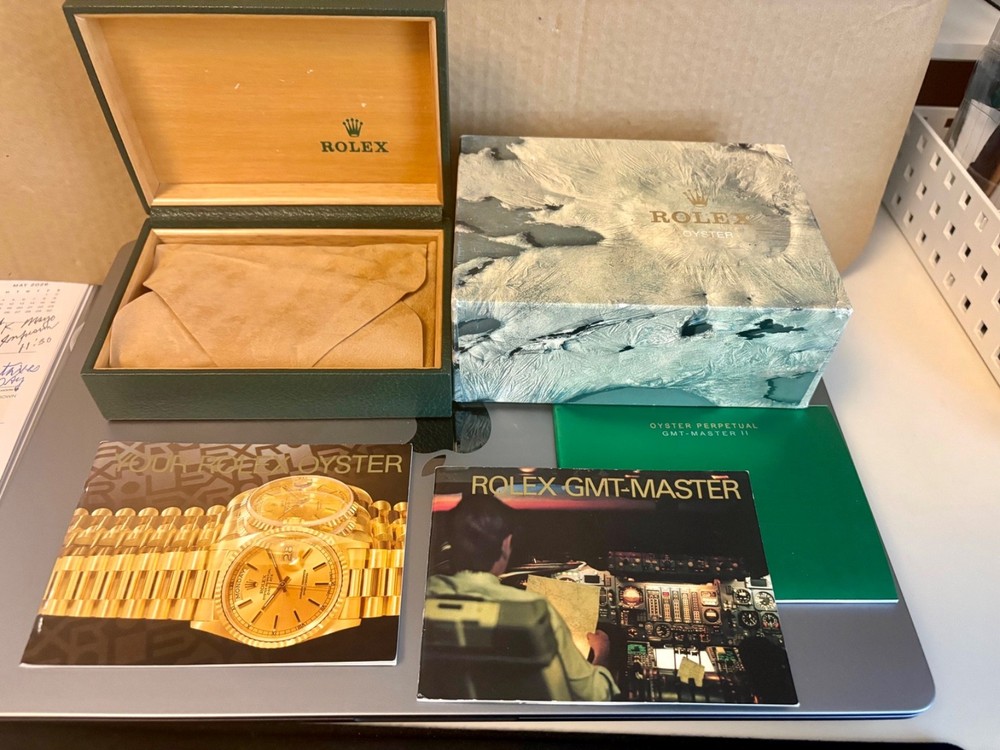 Vintage Rolex GMT Master Watch Boxes with Booklets Reference 16713