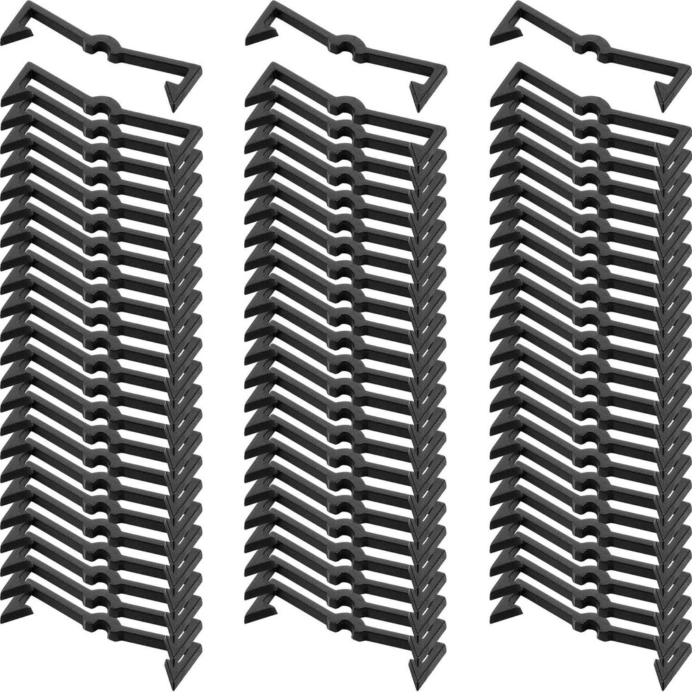 Durable Plastic Pegboard Hook Locks - 100 Count for Effortless Display Solutions