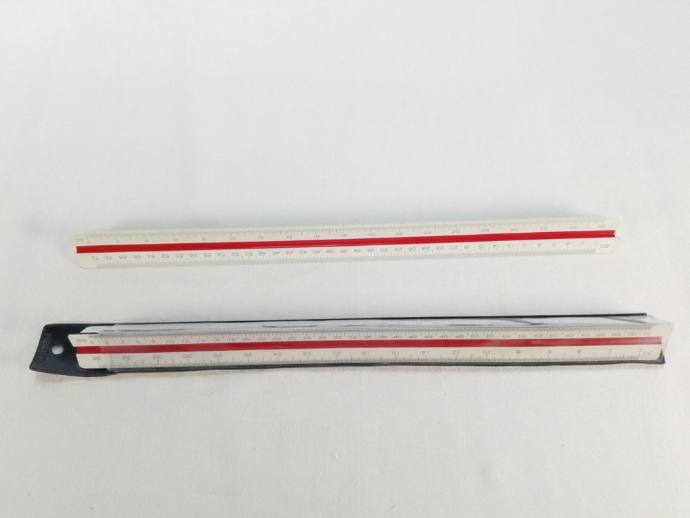 C-Thru TS-656/TS-657 Plastic Triangle Drafting Rulers