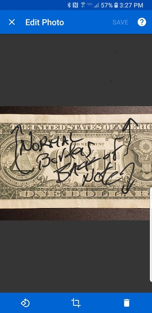 1977 Error Bill Misaligned & Off-Center Seal & Serial # -Obverse Border Missing