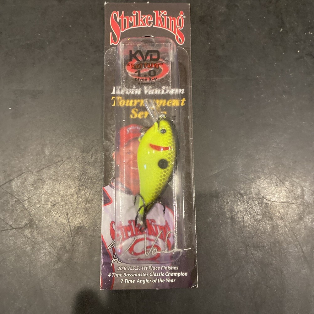 Strike King KVDR 1.0 2” 3/8oz Chart Black