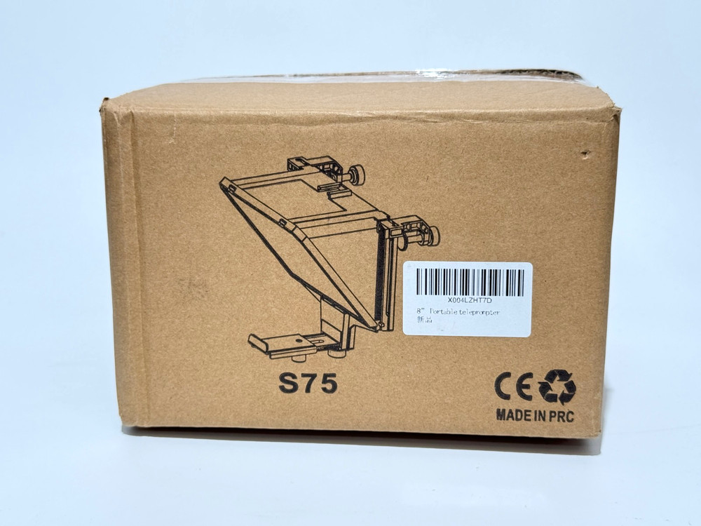 8-inch Portable Teleprompter S75 With Handheld Multi-Device Compatibility