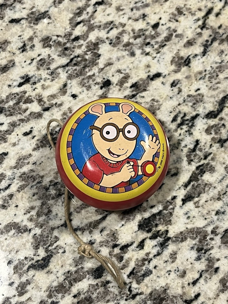 1998 Marc Brown Arthur Double Sided Yoyo With Original String.