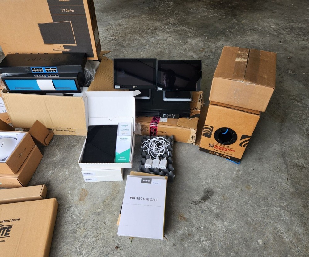 NCR Silver POS System NEW!!! ONLY OPENED BOXES FOR PICS