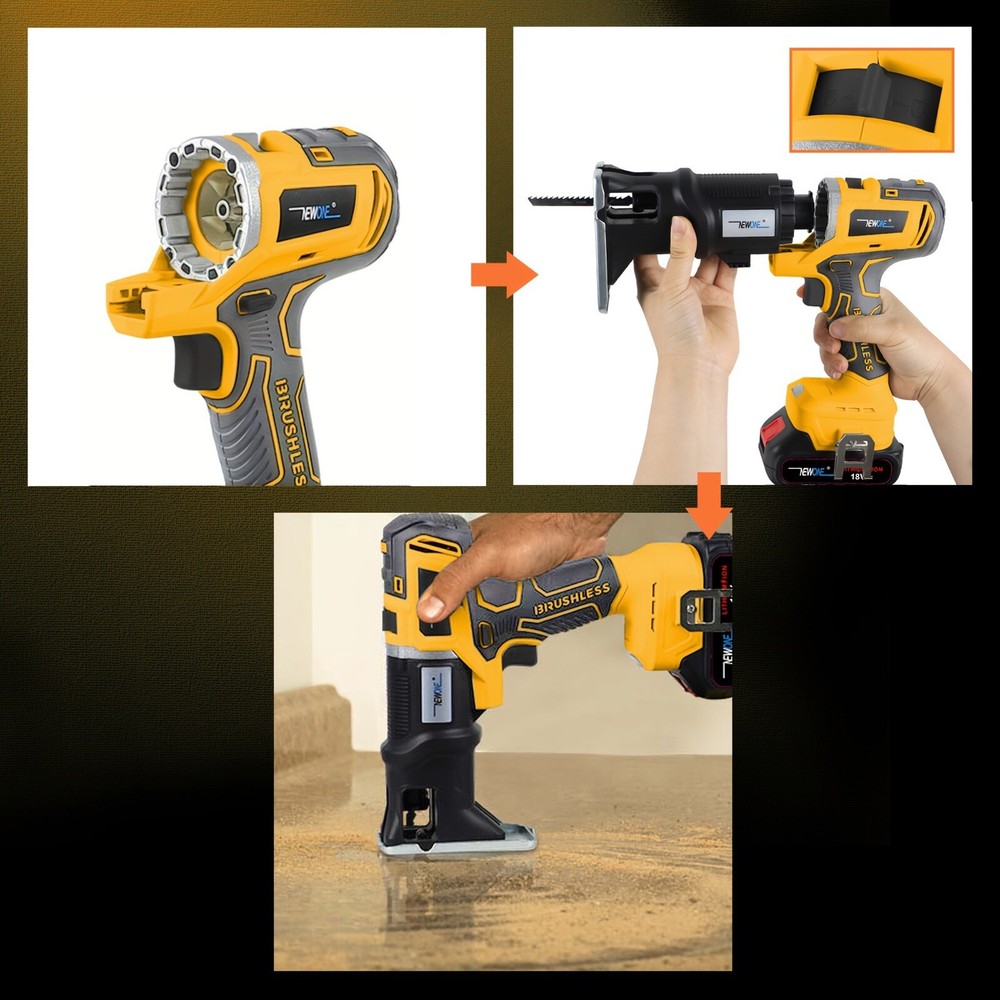 Newone 12 Power Tools Combo Kit, Drills, Circular Saw, Multitool, Dewalt Battery