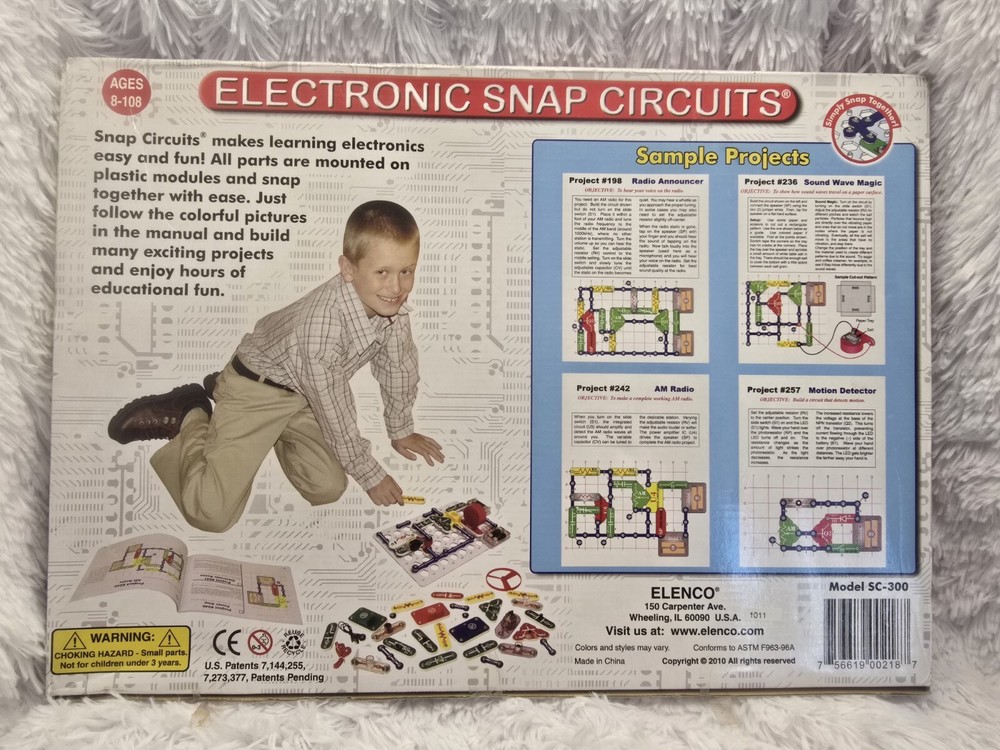 Elenco Snap Circuits SC300 Electronics Kit