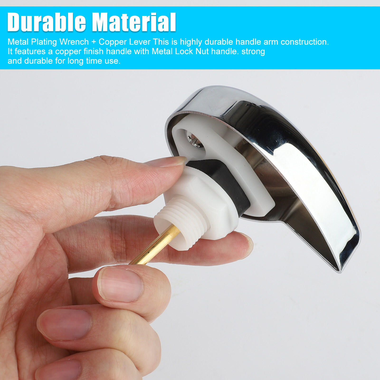 Easy Use Side Mount Toilet Flush Lever Handle Angle Fits for TOTO Kohler Toilet