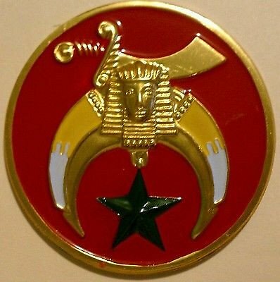 New Shriners Red Car Emblem