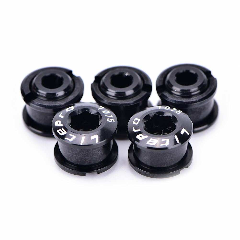 5PC Aluminum alloy 7075 CNC Bike Chainring Bolts Single/Double Speed Crank Bolt