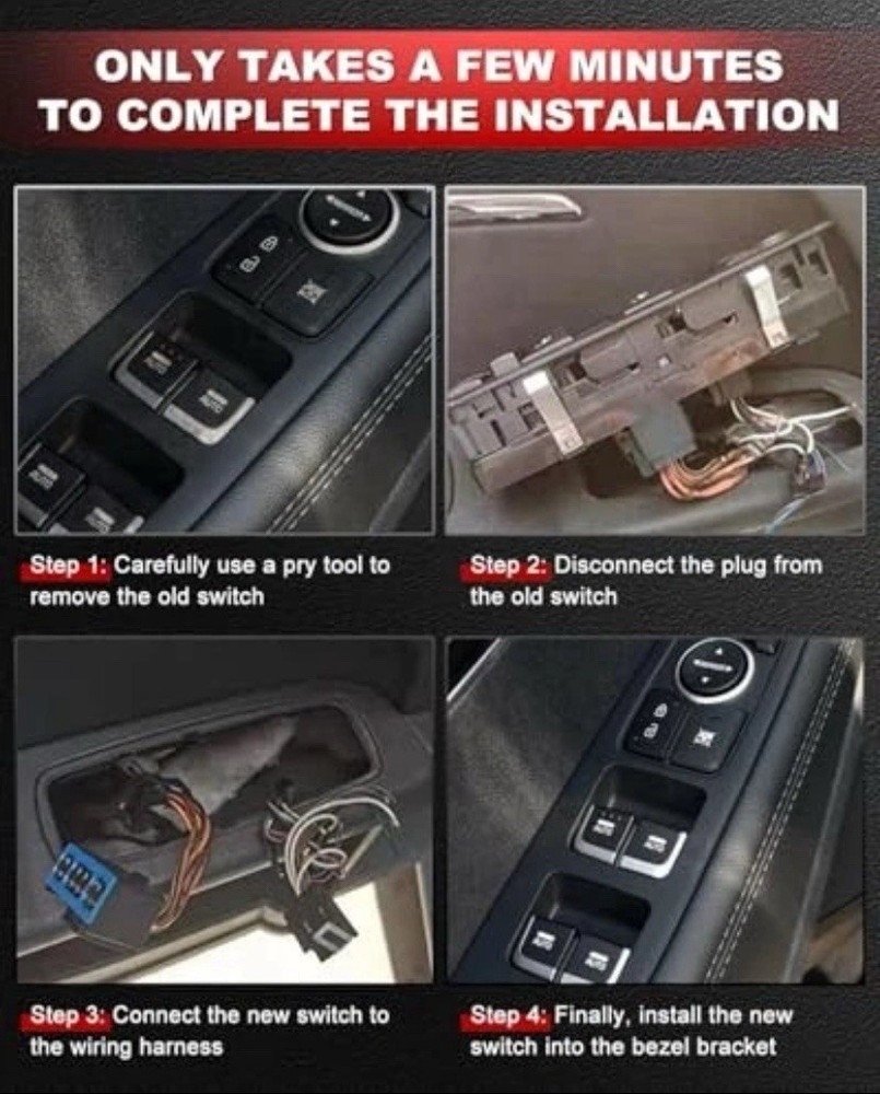 93570-C5010 Driver Side Power Window Master Switch Fits for 2015 2016 2017 N