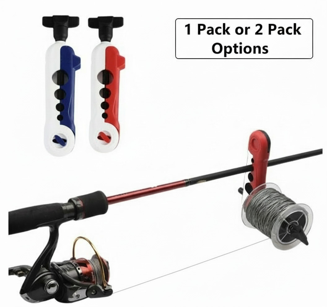 Fishing Line Spooler Tool – Portable Line Winder for Spinning & Baitcaster Reels