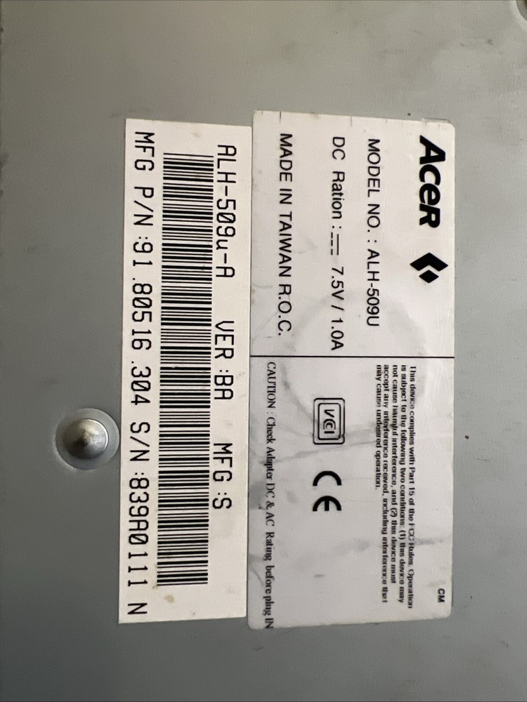 ACER ALH-509U ETHERNET HUB