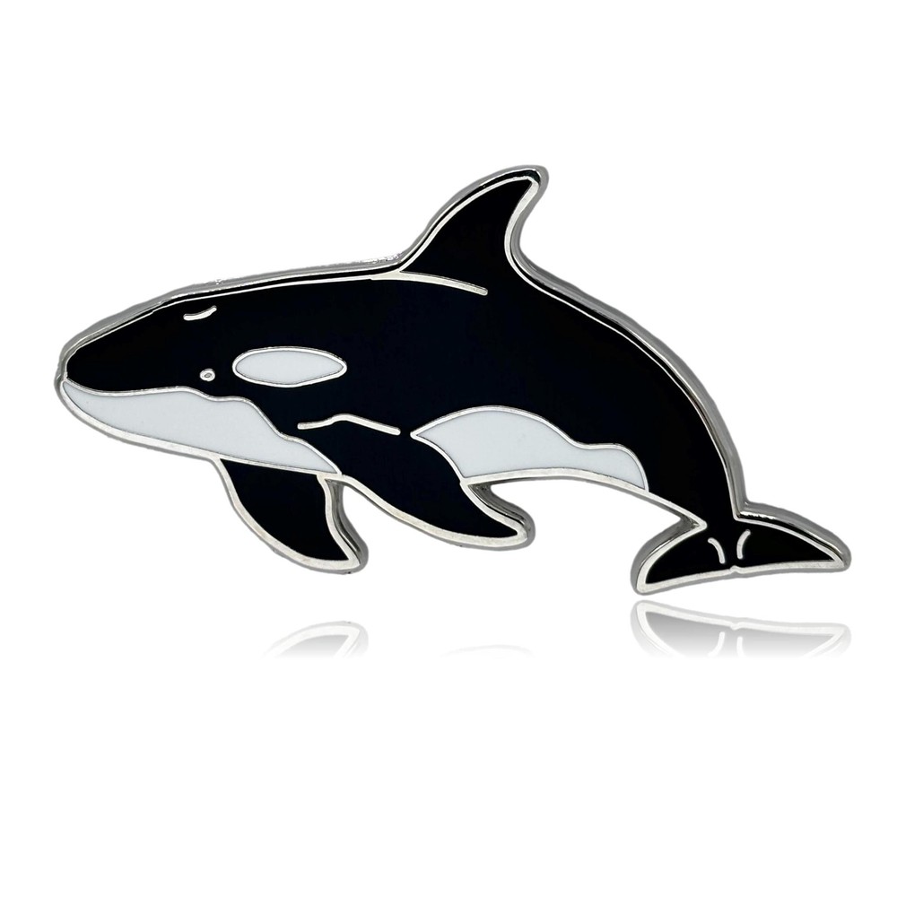 Orca Whale Enamel Pin