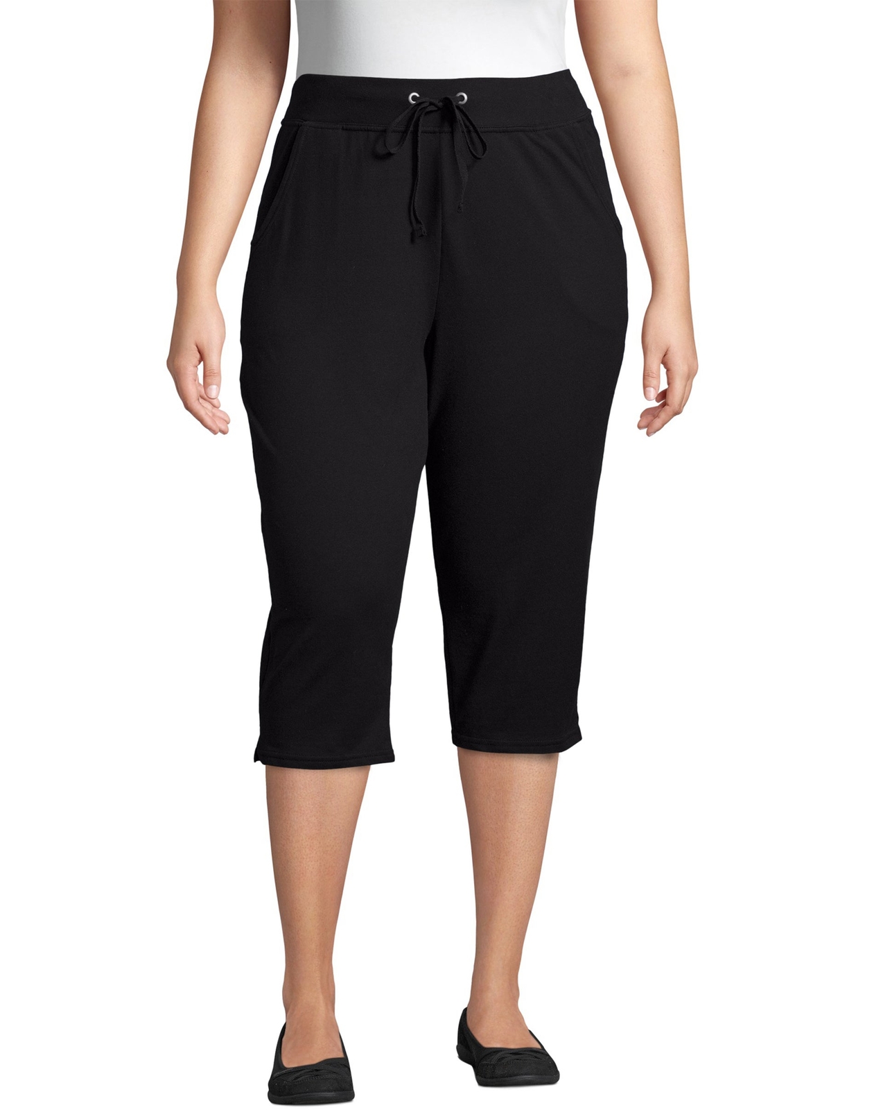 Just My Size Capri French Terry Womens Plus Your Choice 4 Colors & sz 1x to 5x