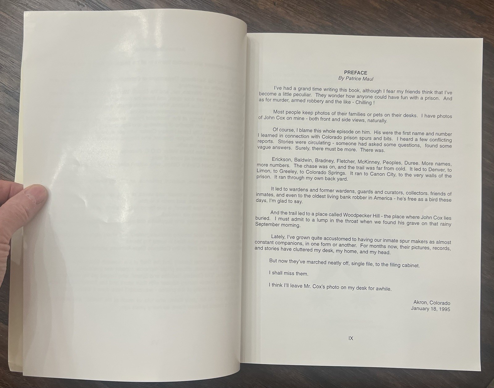 COLORADO PRISON SPURS & THE MEN WHO MADE THEM SIGNED LIMITED FIRST EDITION