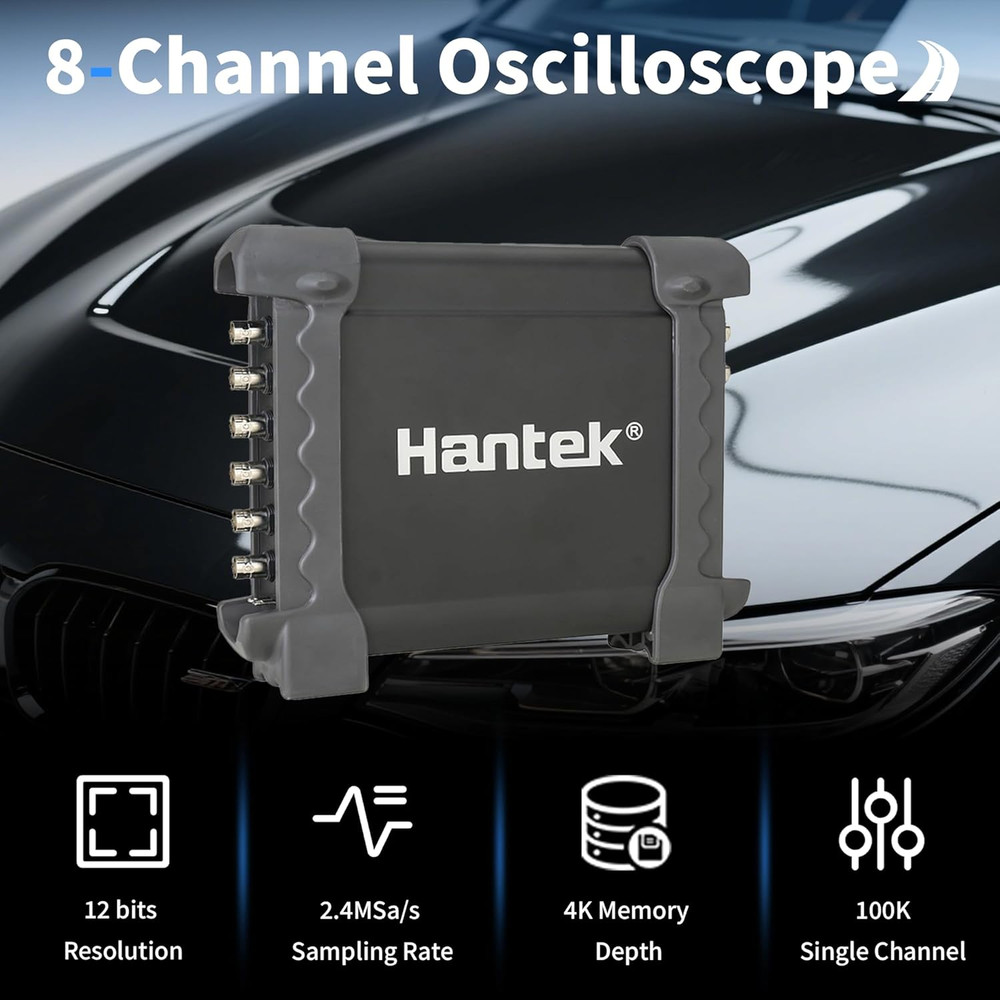 1008C PC USB 8CH Automotive Diagnostic Digital Oscilloscope/Daq/Programmable Gen