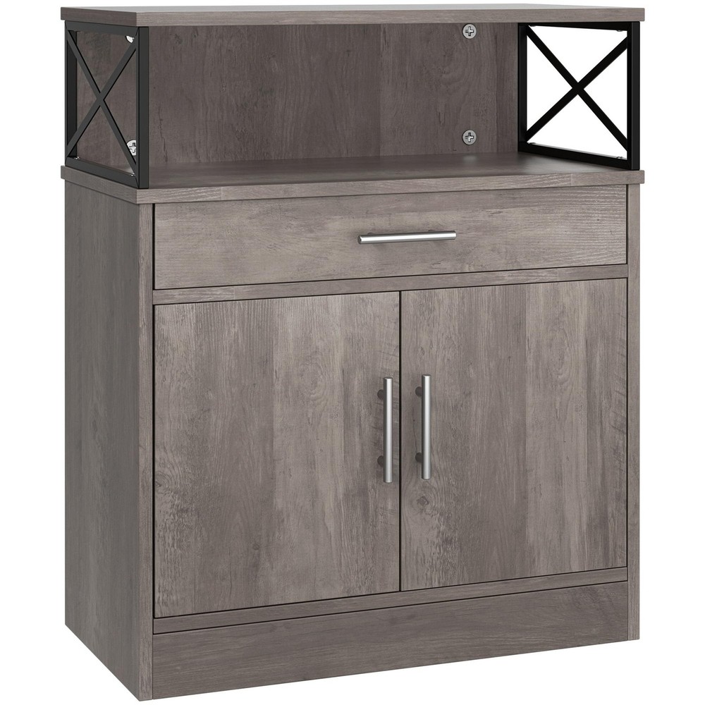 Kitchen Buffet Cabinet with Adjustable Shelf, Modern Kitchen Storage Cabinet,...