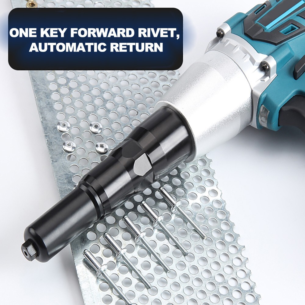 Cordless Ergonomic Rivet Tool Gun Rivnut Setting Tools Nut Setter Blind Riveter