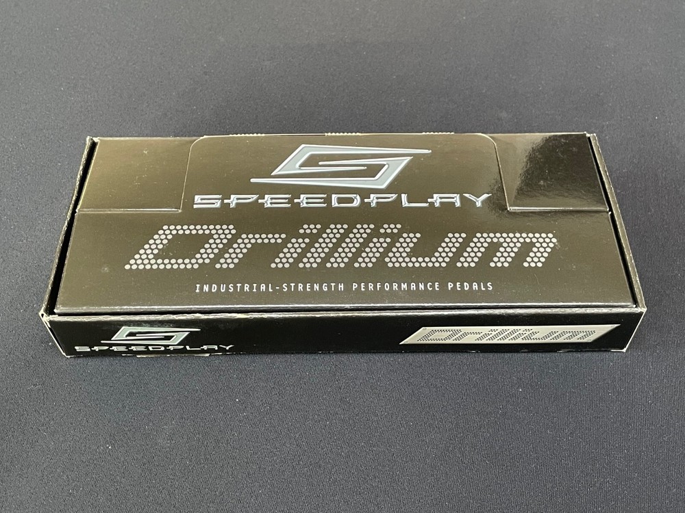 Speedplay Drillium platform pedals, Black, NEW