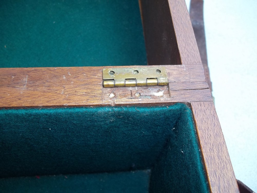 Antique Marine Chronometer Guard Case - Damaged Hinge