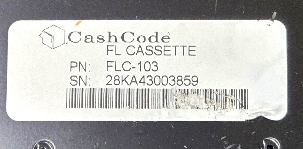 CASH CODE FL CASSETTE WITH HANDLE FLC-103