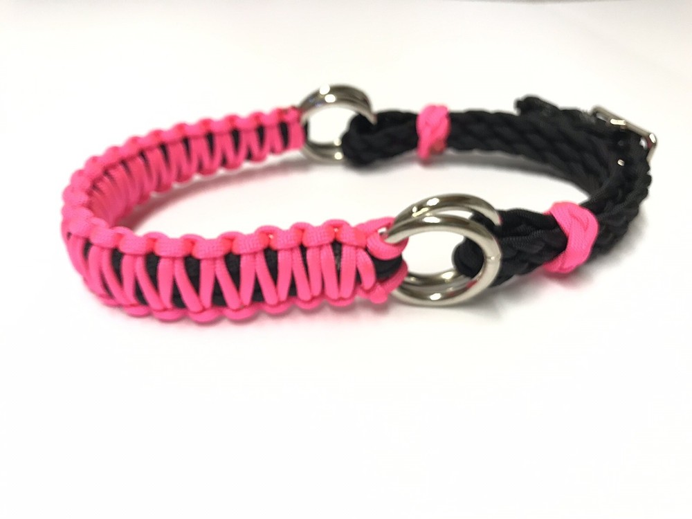 side pull hackamore attachment hot pink all size black or brown chinstrap