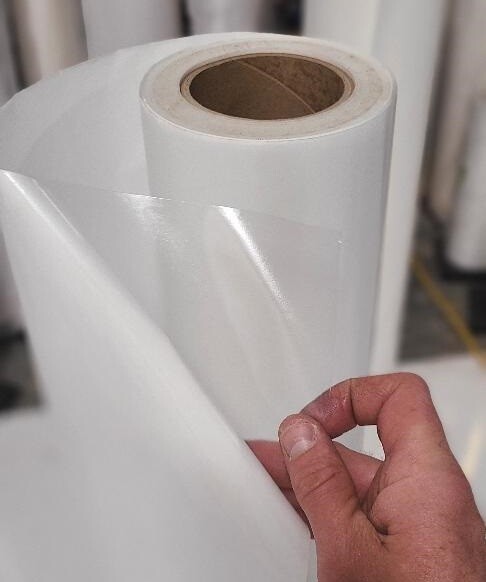 3.0 mil Gloss Clear Vinyl Cold Pressure-Sensitive Laminate Self-Adhesive UV 4-YR