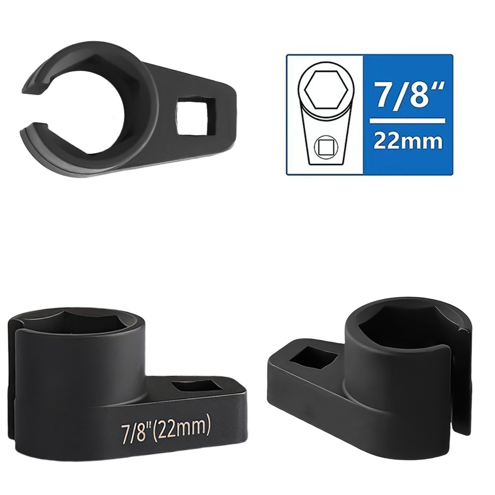 5PCS Offset O2 Oxygen Sensor Socket Set Automotive 02 Sensor Wrench Remover Tool