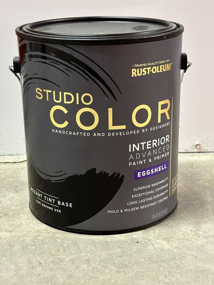 Rust-Oleum Studio Color Accent Tint Base Interior Paint Primer Eggshell