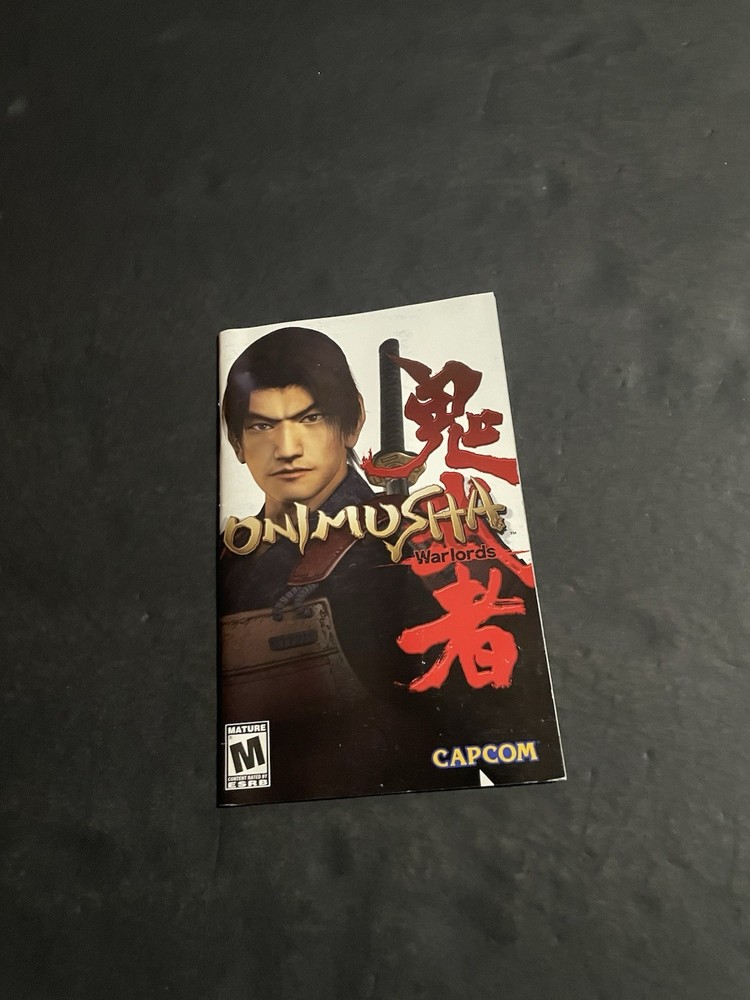 onimusha warlords ps2 Manual only