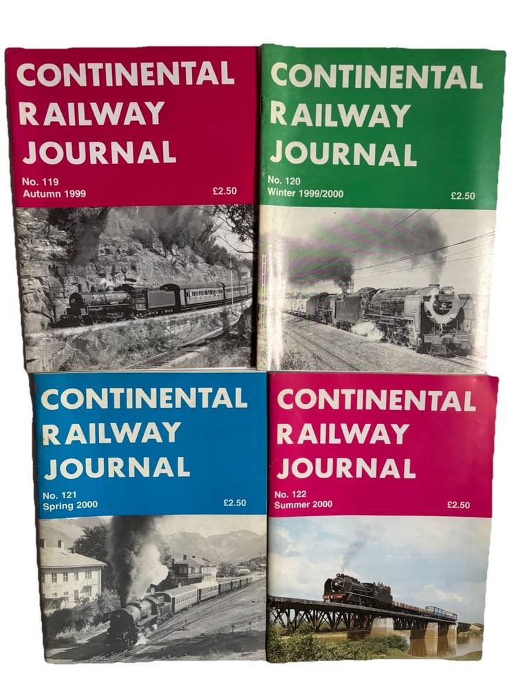 42 Continental Railway Journals Starting - 1989 - 2006. Various Dates.