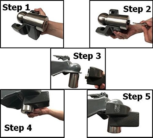 U-BRHT2 Trailer Coupler Lock (fits Specific 2 inches Coupler)
