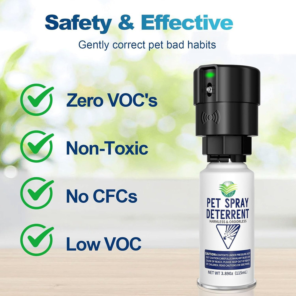 Cat Deterrent Spray Refill, Pet Spray Deterrent System, Motion Activated Cat Sys