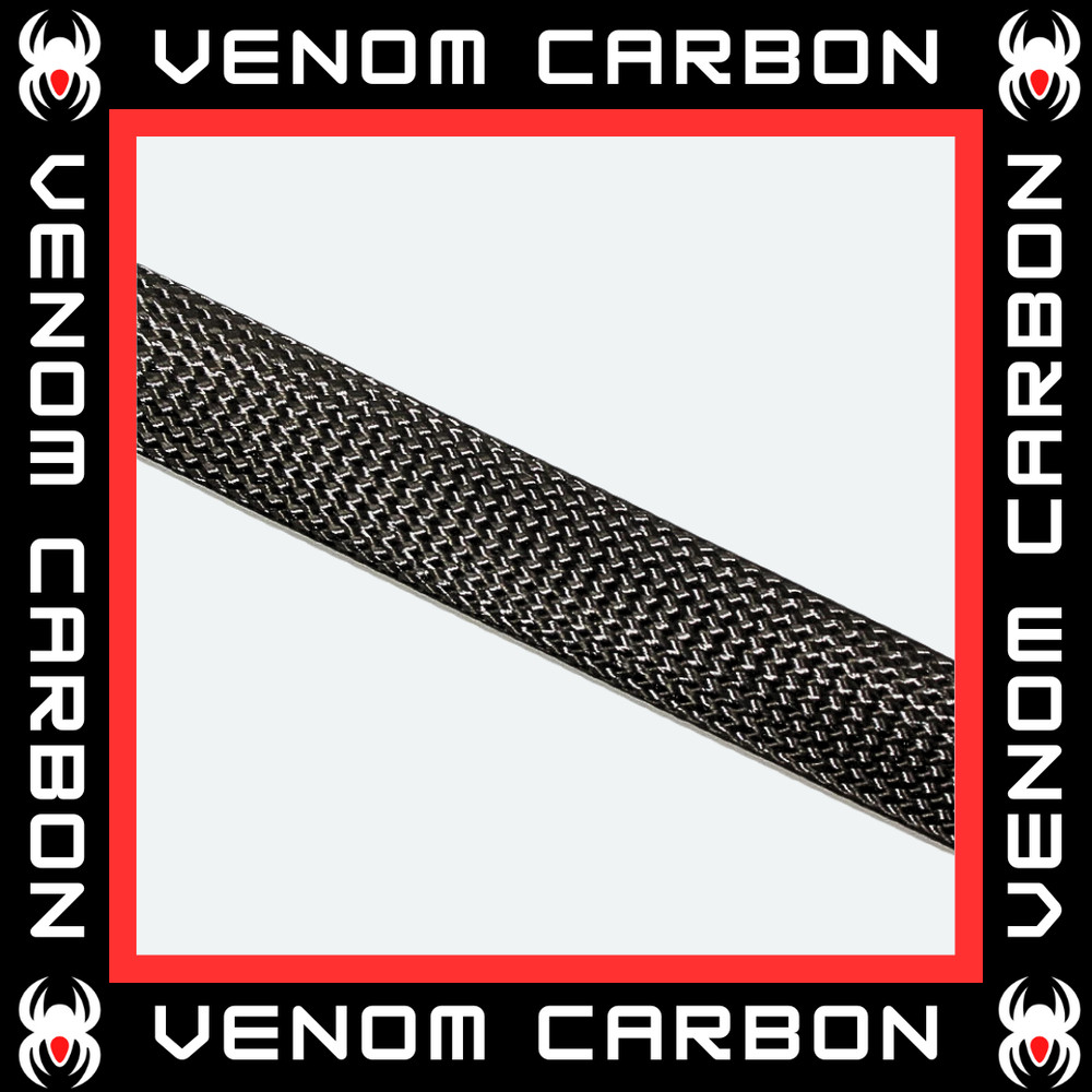 2" Carbon Fiber Braided Sleeve
