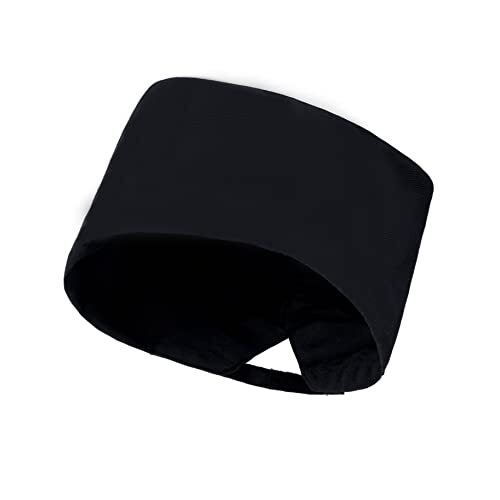 2 Pcs Unisex Vent Chef Hats Adjustable Kitchen Cooking Caps with Black