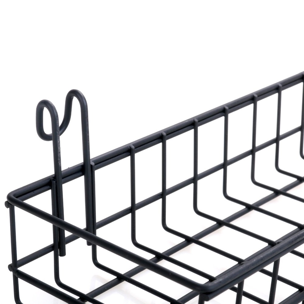 Hanging Basket for Wire Wall Grid Panel, Multi-Function Wall Storage and Disp...